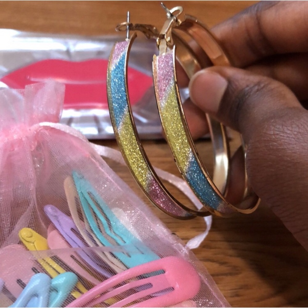 BUNDLE - Multicolored Hoop Earrings